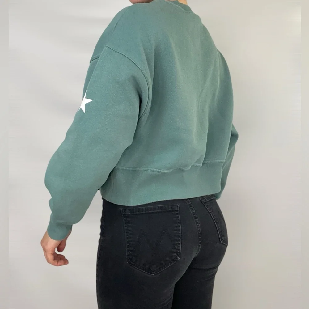 P.E NATION x‎ Berry Trellis Grem Pullover Sweatshirt Heavyweight Casual Relaxed